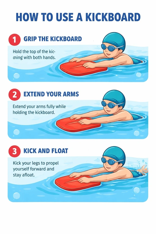 Fairbizps Store Swimming Kickboard Lightweight Training Swim Board Floating Foam Pool Safety Equipment Aid for Adults - Kids