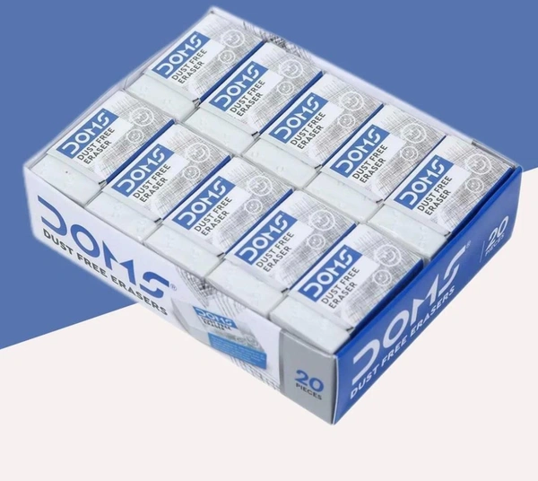 Doms Dust Free Eraser – Medium ( Pack of 20)