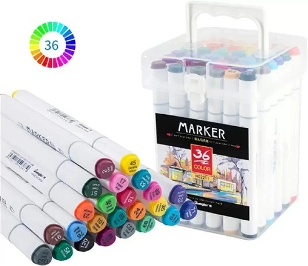 Dual Touch Marker (36 Color Set)