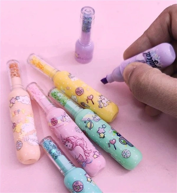 Highlighter Bottle Shape Unicorn (6 Color Set)