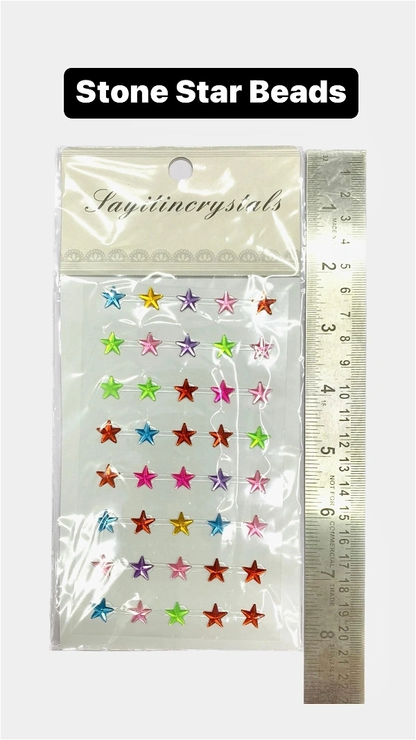 Stone Star Beads (12pc Pack)