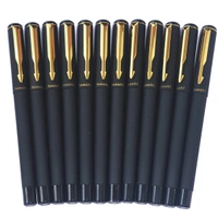 0.7mm Roller Gel Pen Luoshi (12pc) - Black