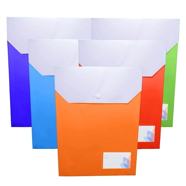 Button File Double Pocket Top No-1131 (12pc Pack)