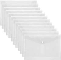 Button File Transparent Clear 14 Mic (20pc Pack)