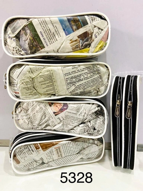 Pouch 2 Chain TRP White