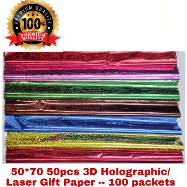 Gift Wrapping Sheet 50x70 (50sheets) - Green