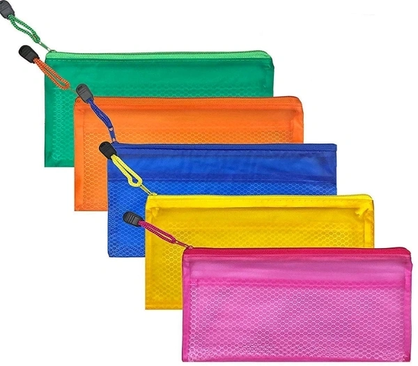Pouch Zipper Matt A6 (12pc)