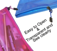 Pouch Zipper Matt A6 (12pc)