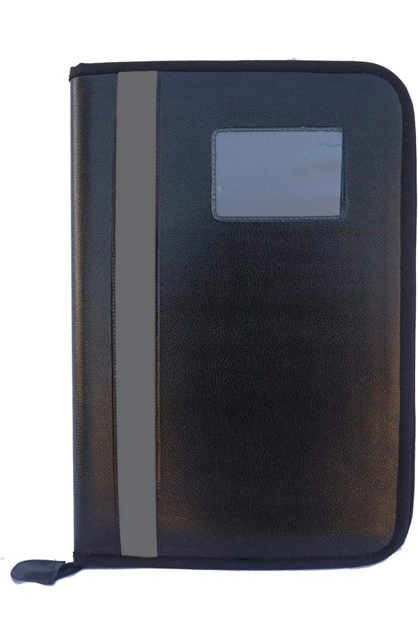 Folder File Portfolio F/S Size Black - 10 Folder