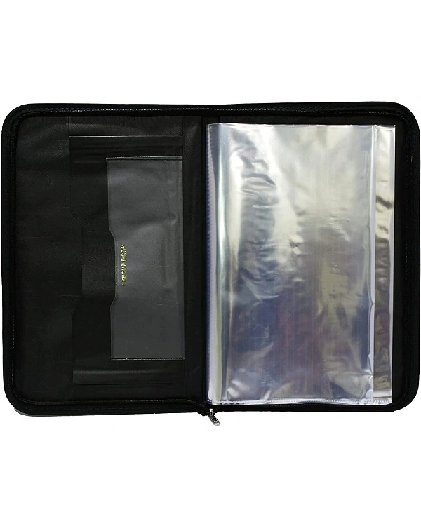 Folder File Portfolio F/S Size Black - 10 Folder