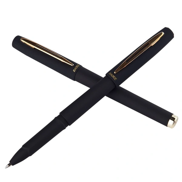 Baoke 1.0mm Roller Gel Pen (12pc Pack) - Black