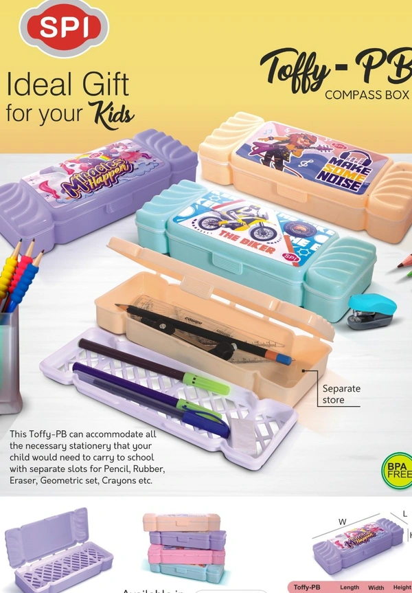 Toffy Pencil Box