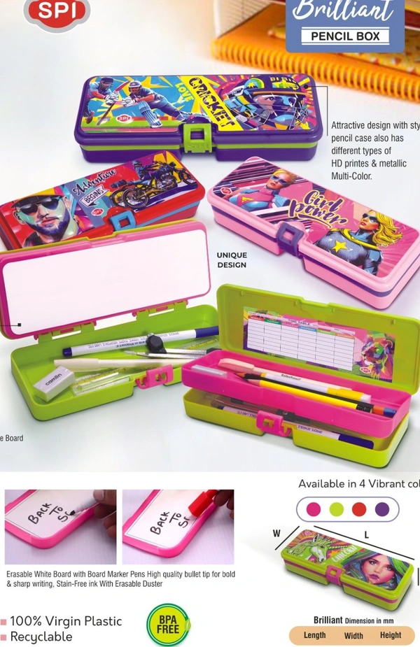 Brilliant WB Pencil Box