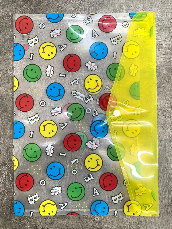 Button File Smiley New (12pc)
