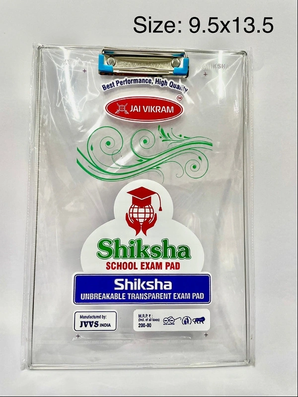 Shiksha Writing Pad Transparent Unbreakable