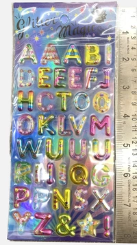 1-13-17 Alphabet Craft Stickers 