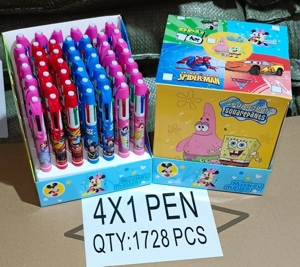 Pen 4 In 1 (48pc Stand)