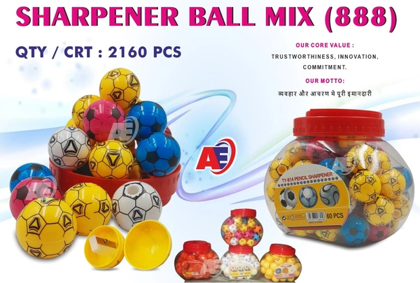 Sharpner Ball Mix (60pc)