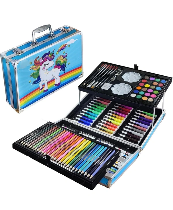 Art Color Kit 145pc Suitcase Unicorn 