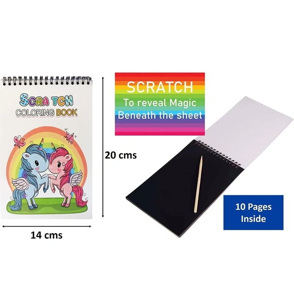 Scratch Note A5 Size 20x14cm 10pg