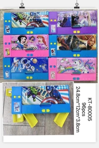 JC-2070 Magnet Pencil Box Mini Jumbo 4 Button