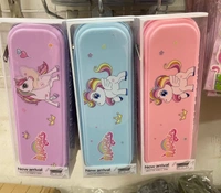 Hard Case Plastic Pouch W/Pen Holder - Snow White