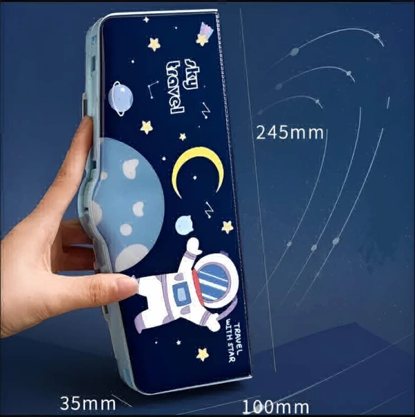 LH-229 Jumbo Magnet Pencil Box 4 Button