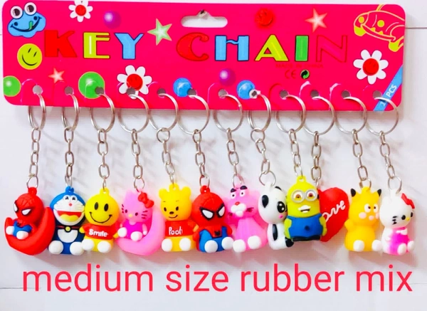 Keychain PVC Medium (12pc)