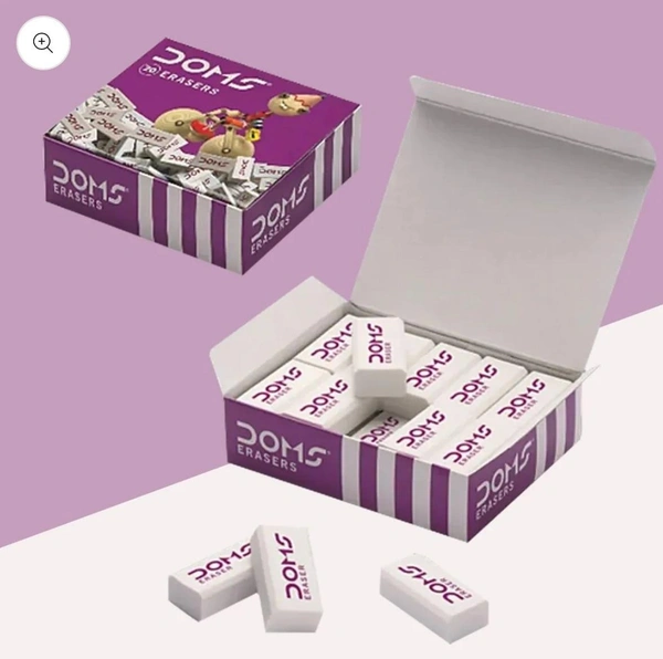 Doms Dust Free Eraser – Small ( Pack of 20 )