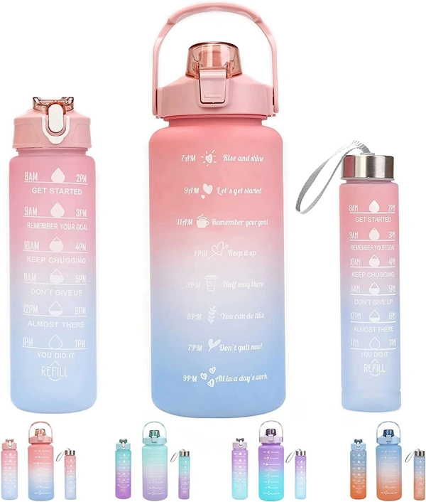 Motivational Bottle 3pc Set (2000ml + 900ml + 350ml)
