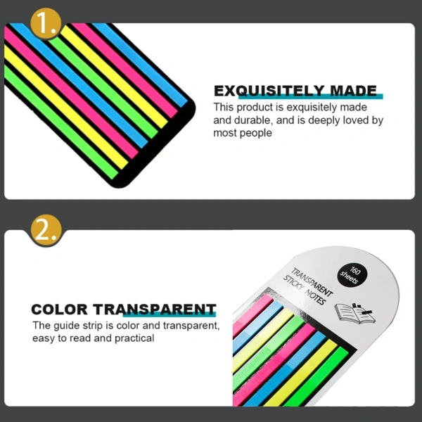 Sticky Note Pet Transparent 160 Strips