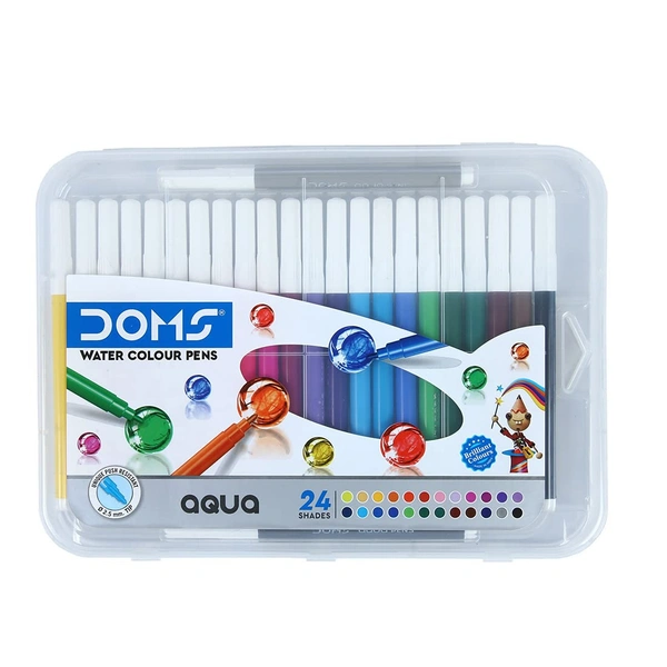 Doms Aqua Sketchpen 24shade (125 MRP)