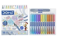 Doms Pastel Super Soft Tip Brush Pen Set ( Pack of 14 )