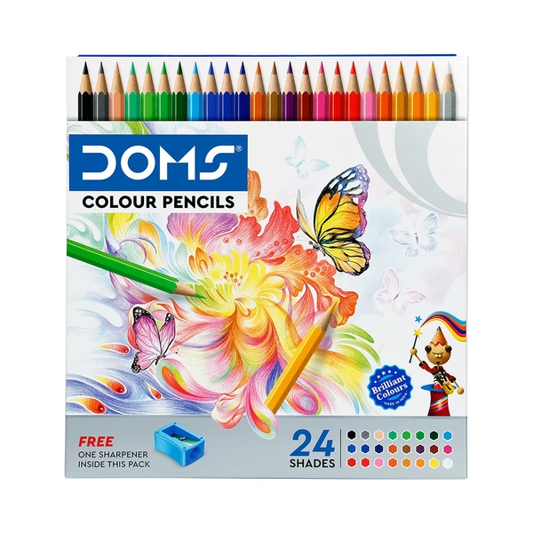 DOMS FSC 24 SHADES COLOUR PENCIL MRP-120