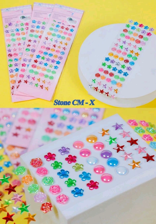 Stone Stickers Long Mix CMX (12pc Pack)