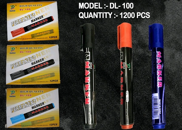 DL-100 Marker (12pc Pack) - Black