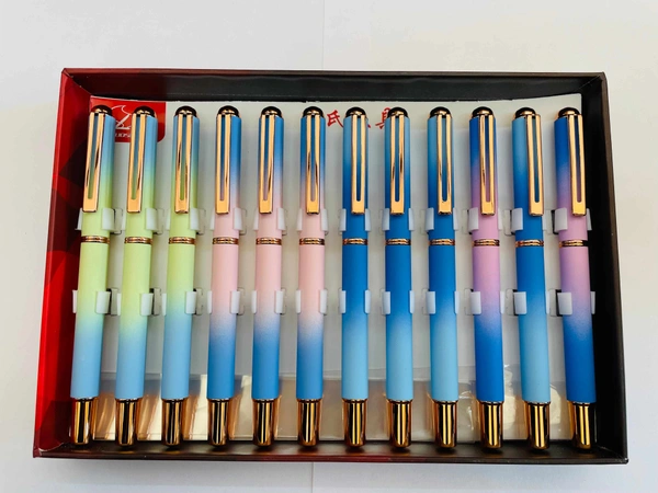 Luoshi 5158 Metal Roller Pen  - Blue