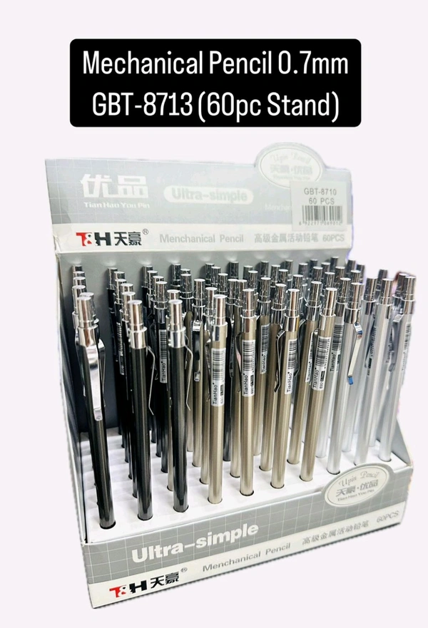 GBT-8713 Mechanical Pencil 0.7mm (60pc Display)
