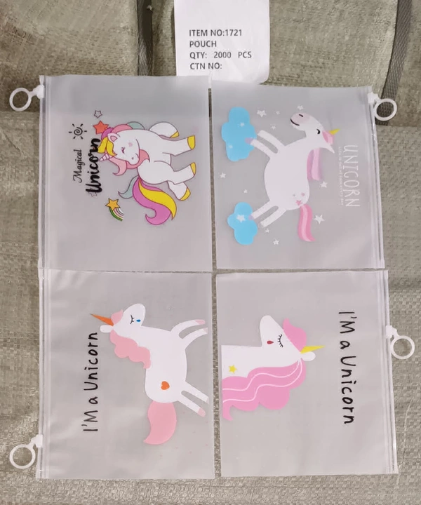 1721 Unicorn A5 Zip Pouch (20pc)