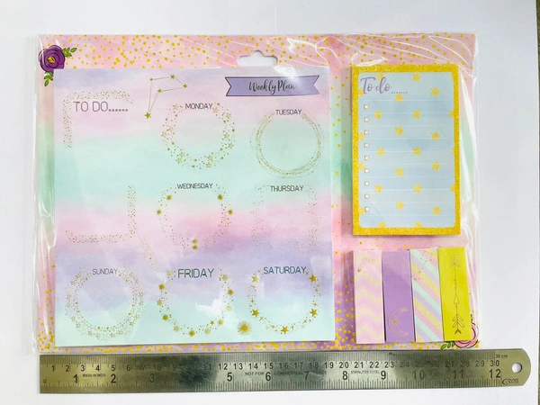 Sticky Notes Weekly Planner Big