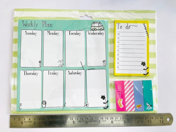 Sticky Notes Weekly Planner Big