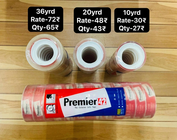 Cellotape Premier 42mic 12mm (12pc Role) - 36 YRD