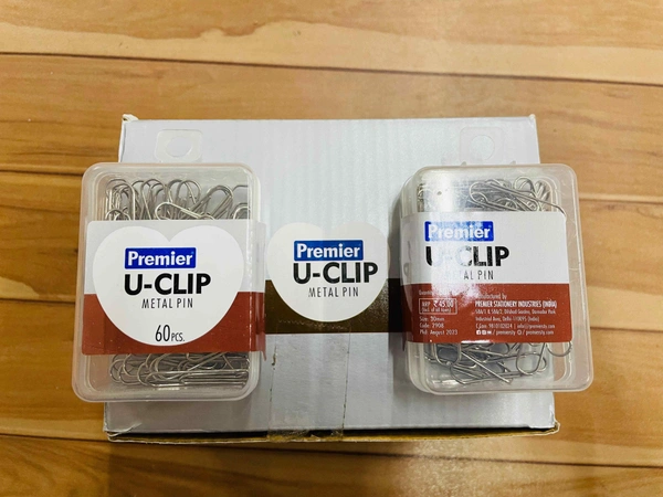 Premier U-Clip Metal 30mm 60pc