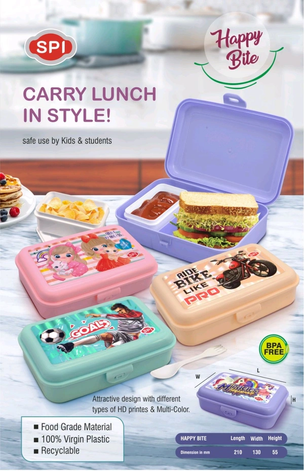 Lunch Box Happy Bite Big