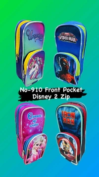 910 Front Pocket Digital 2 Zip Pouch
