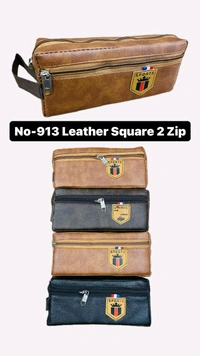 913 Leather Square 2 Zip