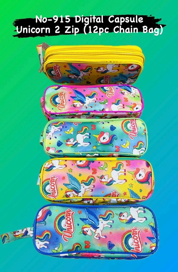 915 Digital Capsule Unicorn 2zip Pouch