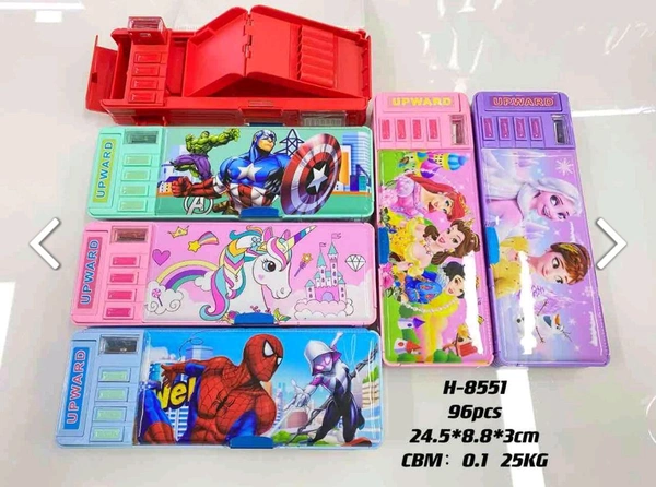 H-8551 Multipurpose Pencil Box 4 Button