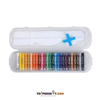 Doms Oil Pastels 25 Shades Plastic Box