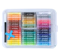 Doms Oil Pastels 50 Shades Plastic Box